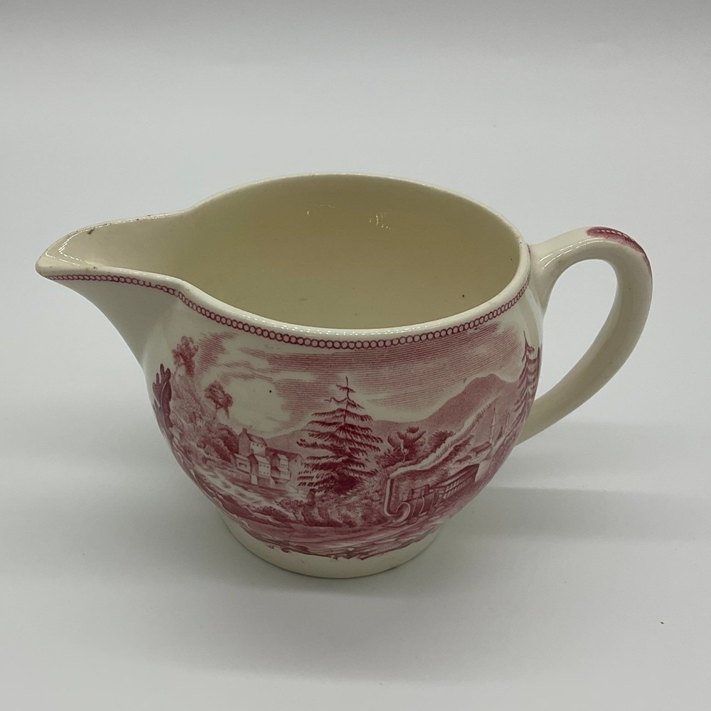 Johnson Brothers Creamer Unisex OS Pink Historic America Valley of the Mohawk